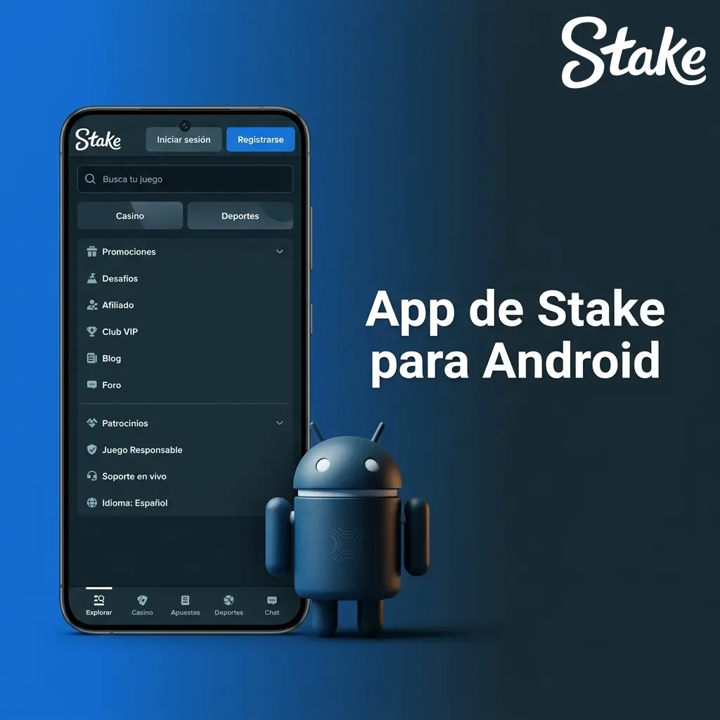 Guía para instalar la PWA de Stake en dispositivos Android desde Google Chrome