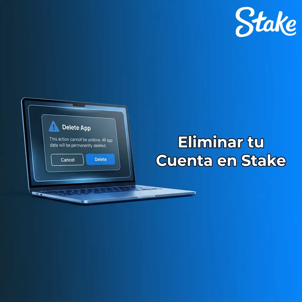 Pasos para eliminar tu cuenta en Stake: configuración, autoexclusión y confirmación por correo electrónico.