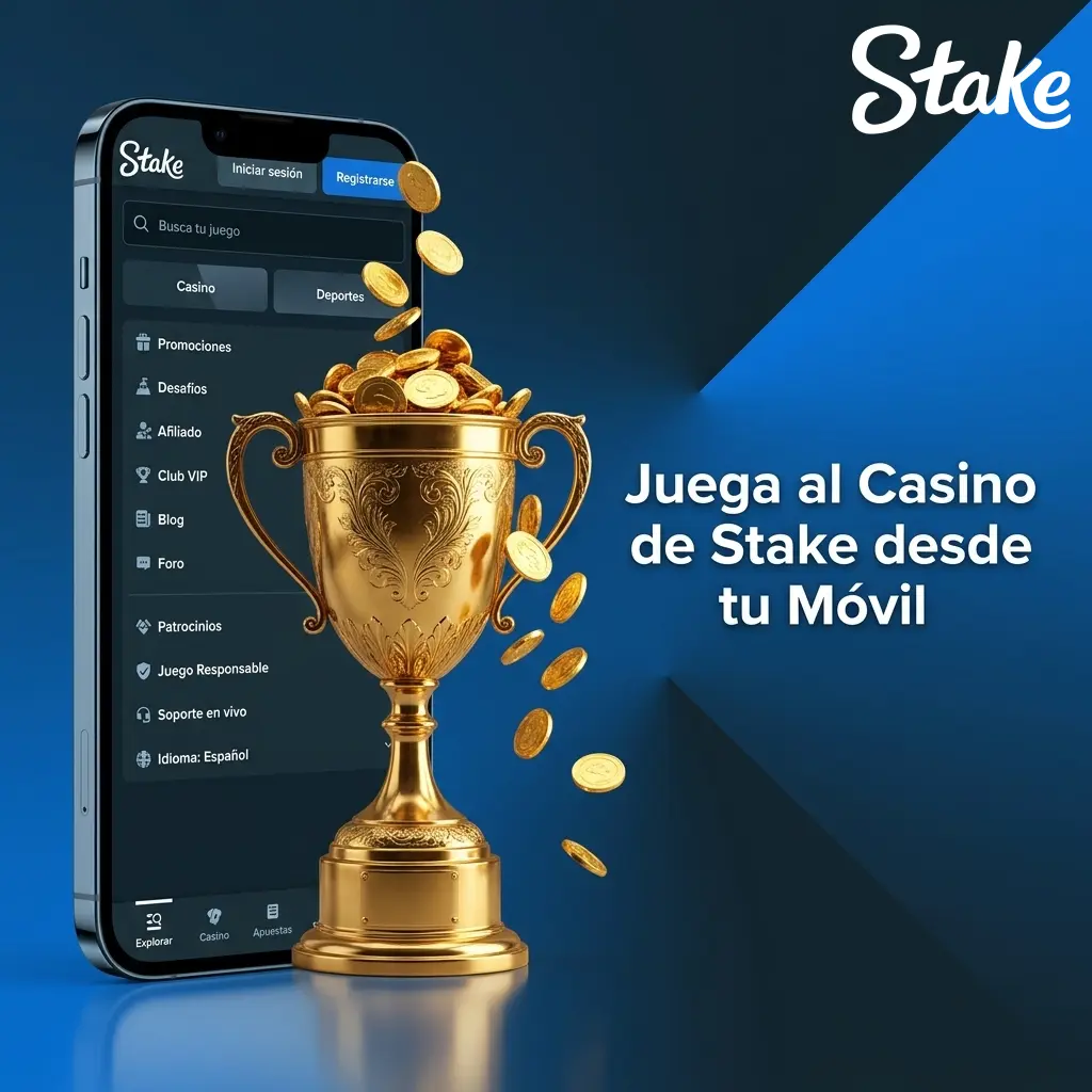 Juega al casino de Stake desde tu móvil con slots, casino en vivo y juegos de mesa en Perú