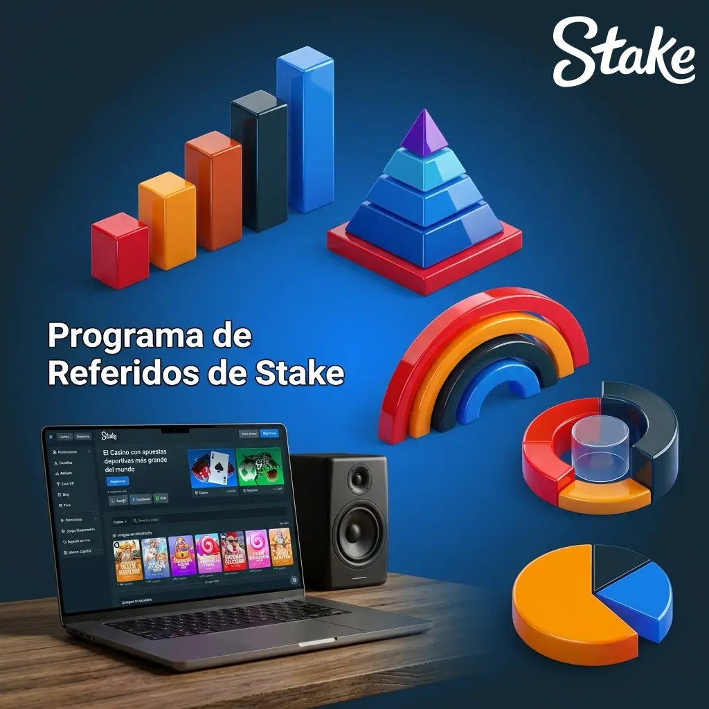 Programa de Referidos de Stake: gana comisiones en criptomonedas invitando jugadores en Perú