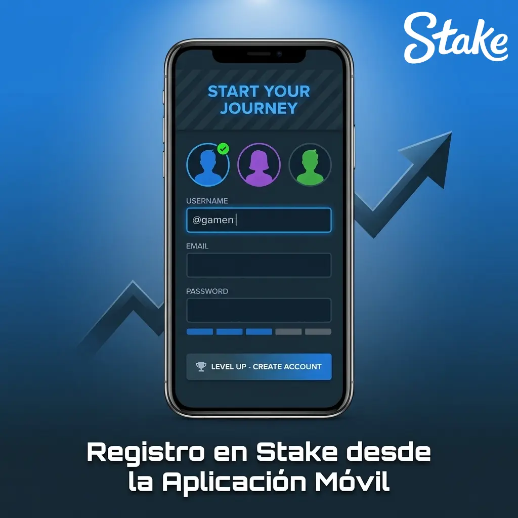 Registro en Stake desde app móvil: pasos para crear cuenta en iOS y Android con correo o Google